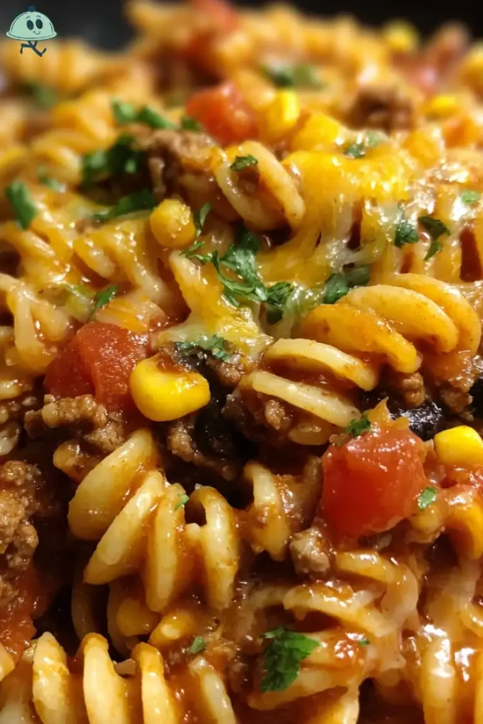 One-pot beef taco pasta recipe