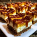 Pumpkin Caramel Cheesecake Bars