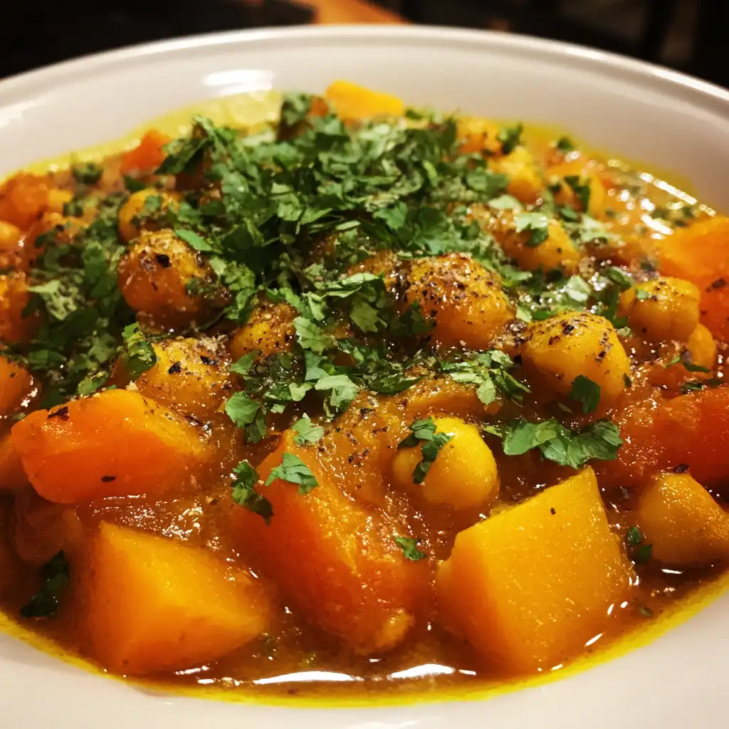 Pumpkin Chickpea Curry