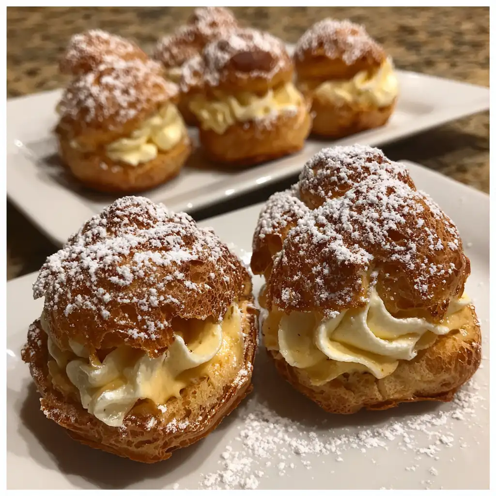 Pumpkin Cream Puff Dessert