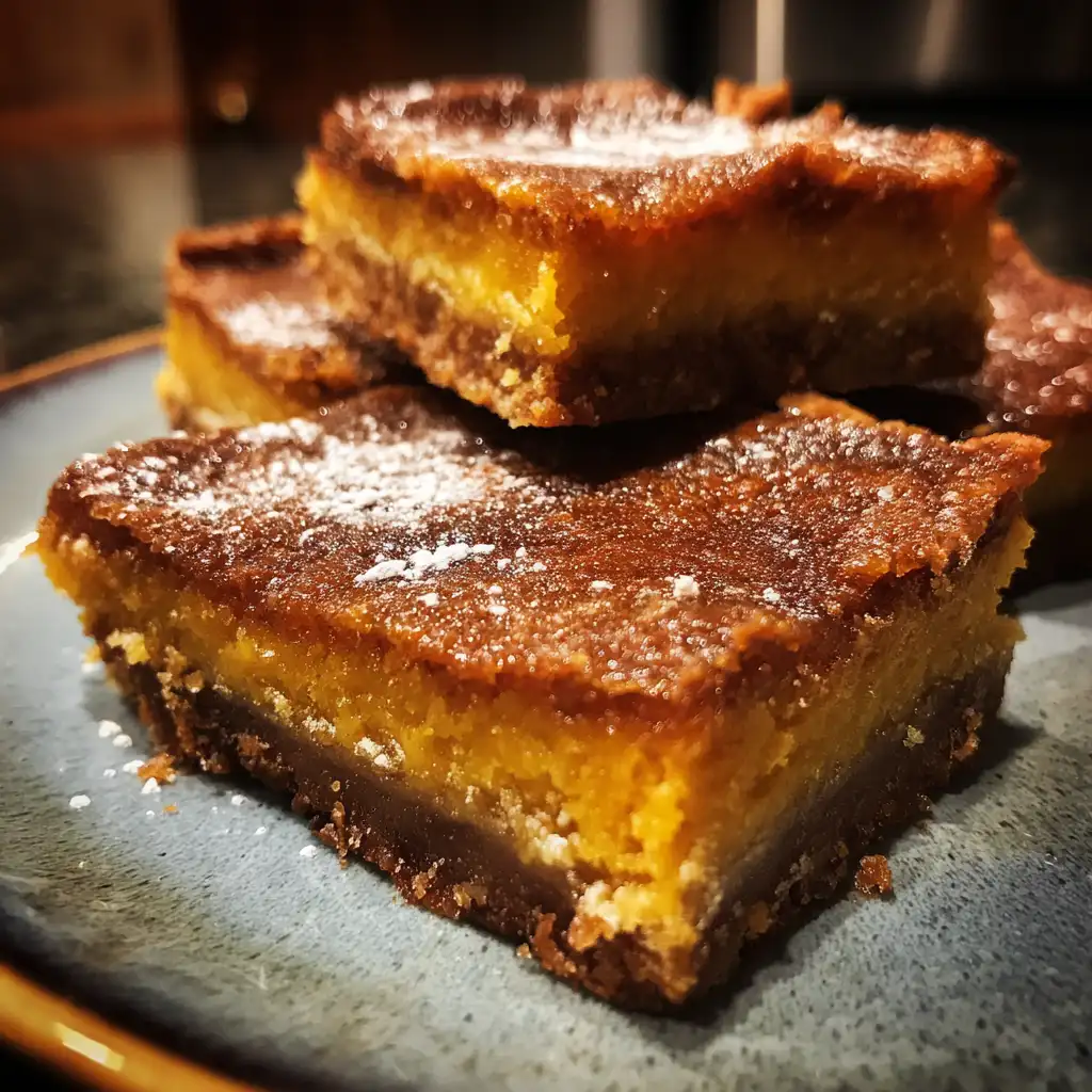 Pumpkin Gooey Butter Bars Recipe