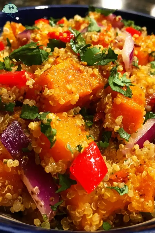 Quinoa and sweet potato salad