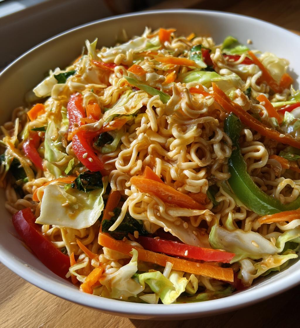 Ramen Noodle Salad - detail 1