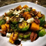 Roasted Pumpkin and Brussels Sprouts Salad Recipe