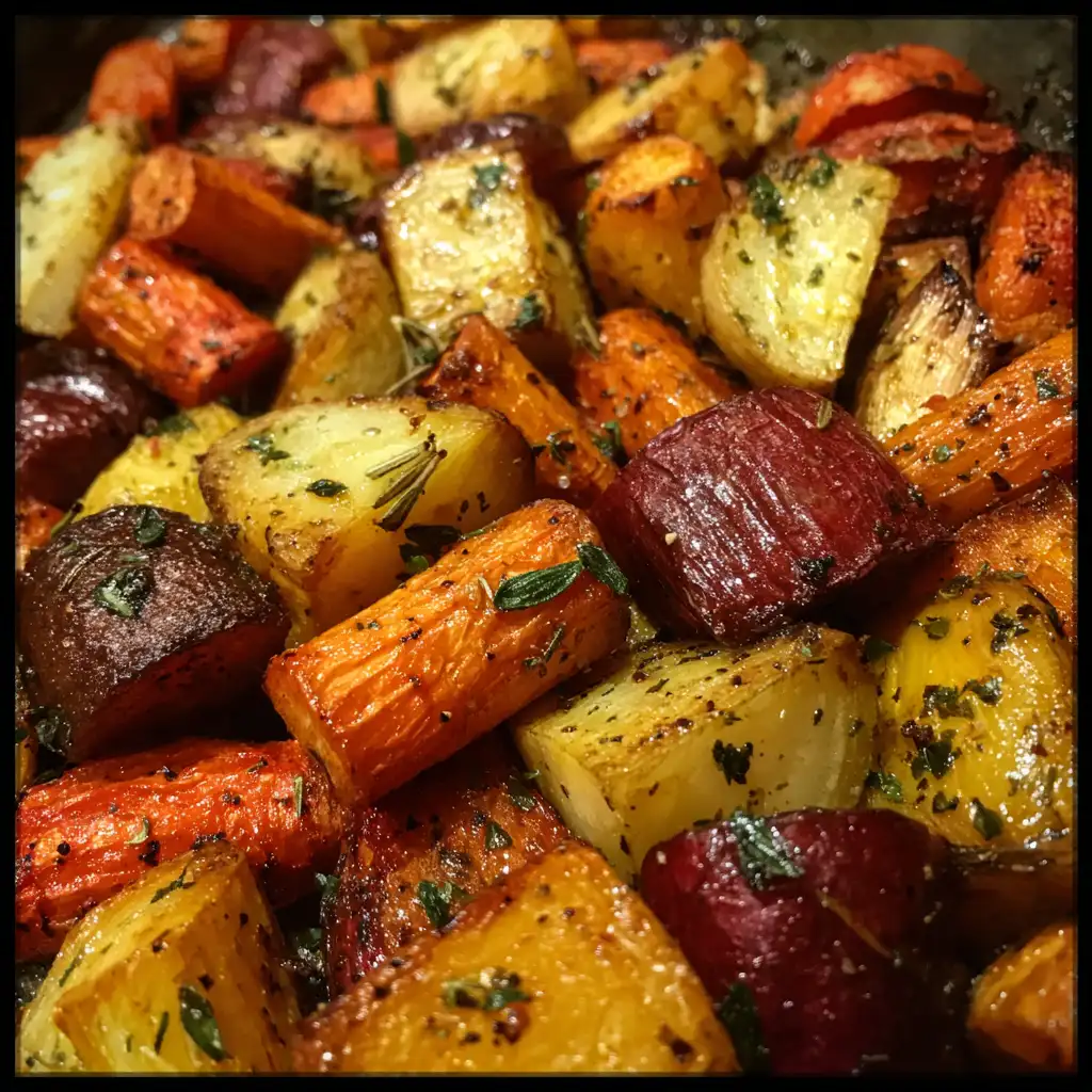 Roasted Root Vegetables with Herbs