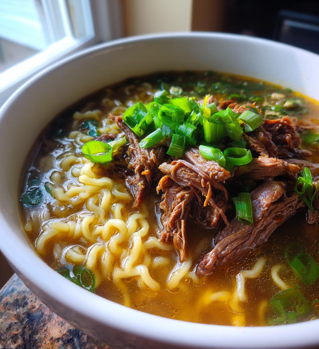 Slow Cooker Beef Ramen - detail 1