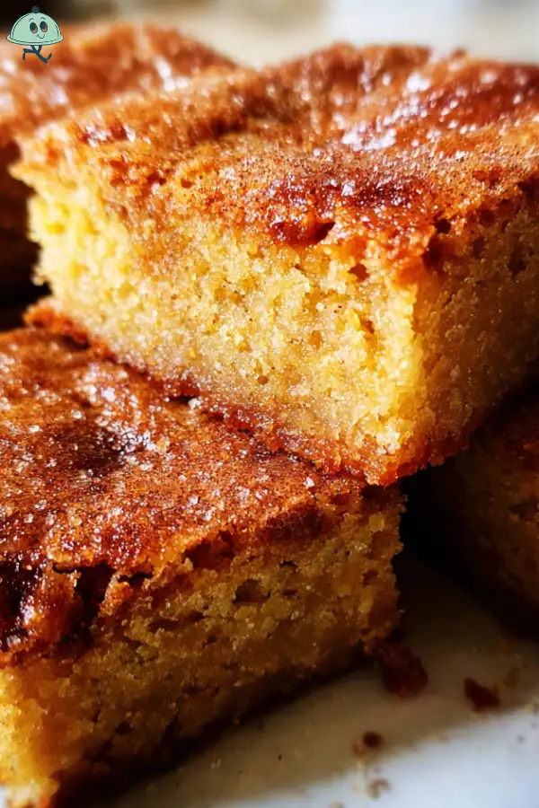 Snickerdoodle blondies recipe