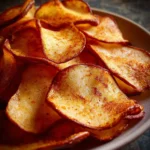 Spiced Pear Crisps in Air Fryer