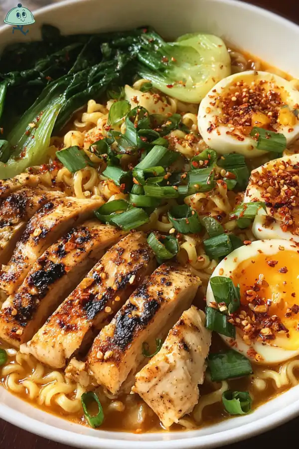 Spicy Chicken Ramen Bowl Recipe