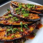 Spicy miso tahini eggplant recipe