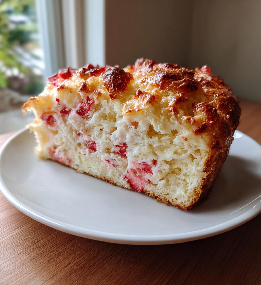 Strawberry Cottage Cheese Cloud Bread - detail 1