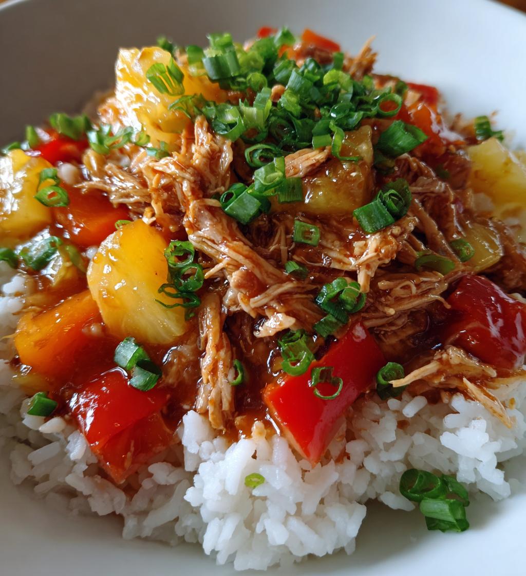 Sweet Hawaiian Crockpot Chicken - detail 1