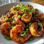 air fryer hawaiian garlic shrimp