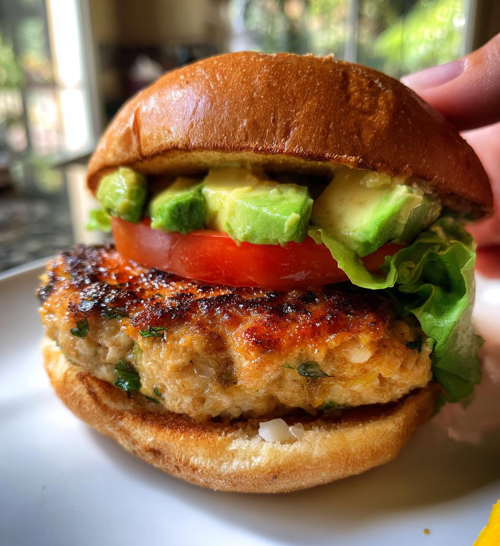 air fryer turkey burgers - detail 1