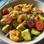 avocado salsa shrimp salad
