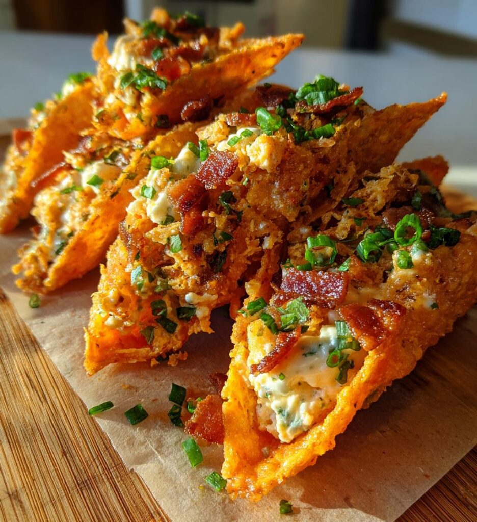 bacon cream cheese stuffed doritos
