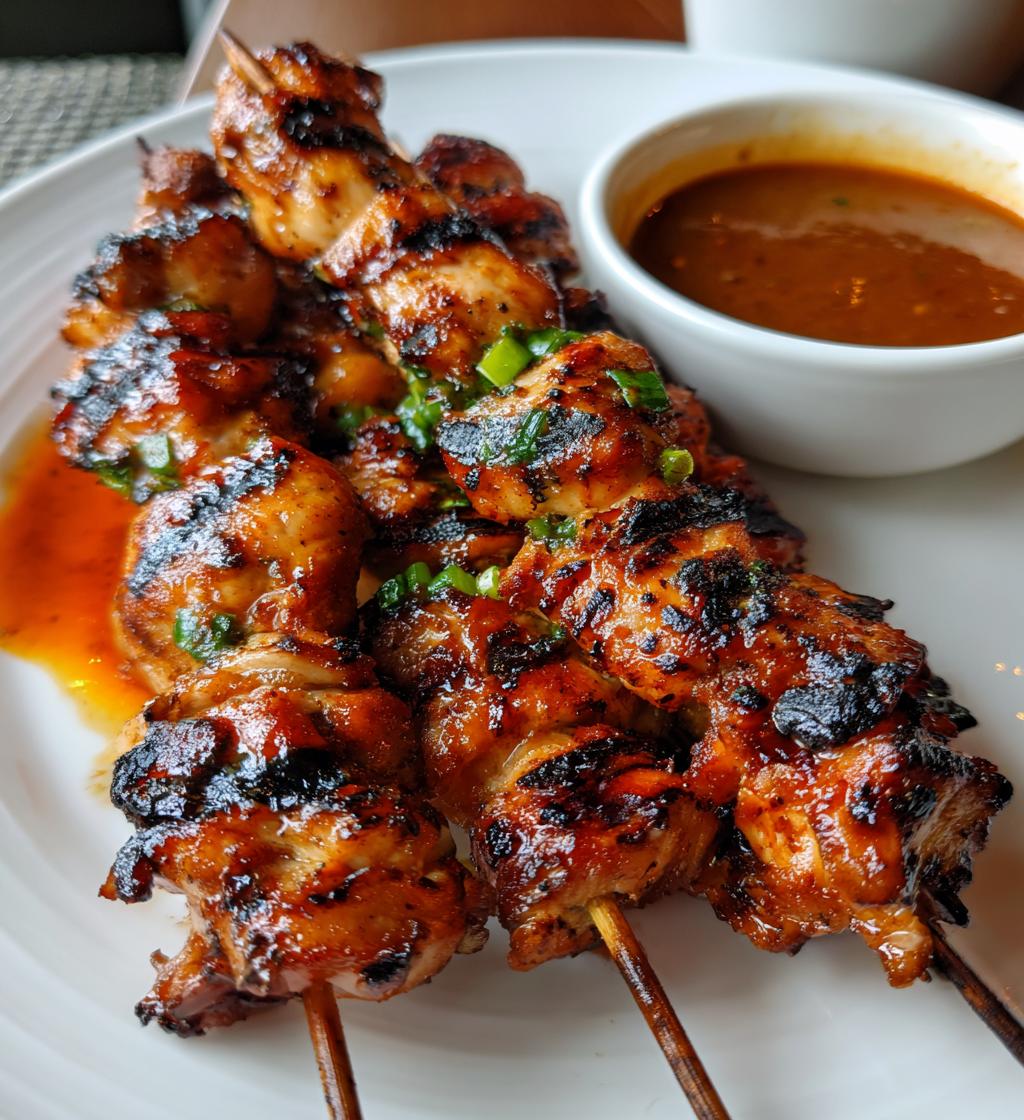 bang bang chicken skewers - detail 1