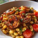 blackened shrimp cavatappi