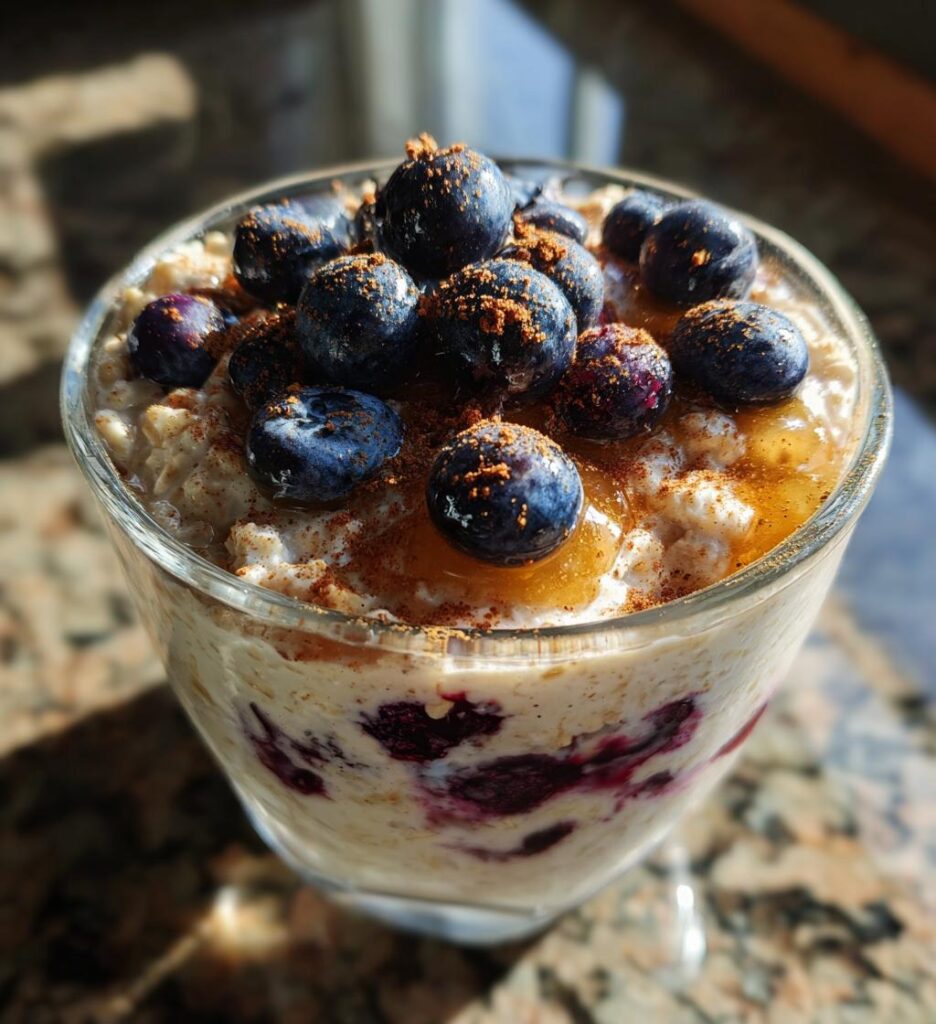 blueberry overnight oats