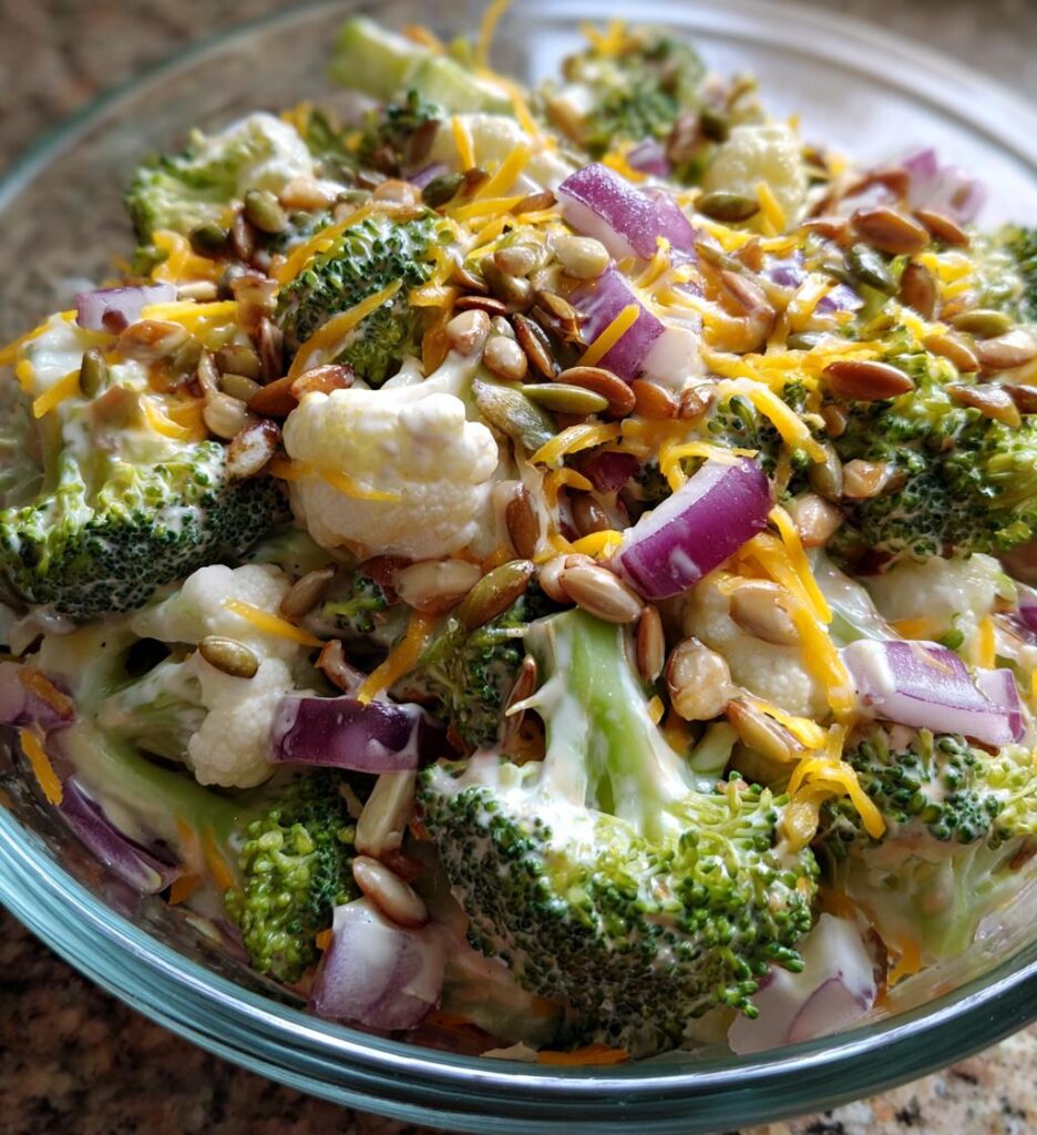 broccoli cauliflower salad