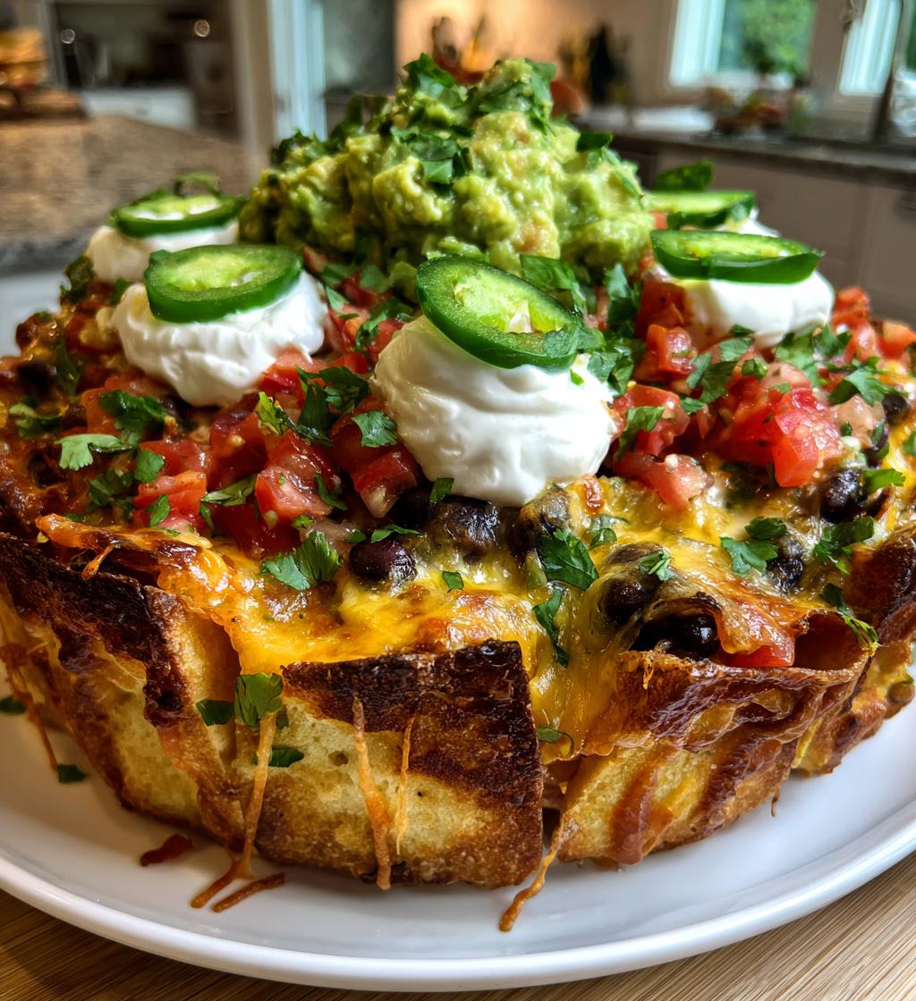 bundt pan nachos - detail 1