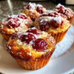 cherry cobbler muffins