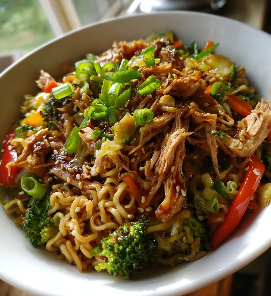 chicken ramen stir fry - detail 1