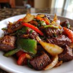 chinese beef and onion stir fry