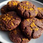 chocolate orange shortbread cookies