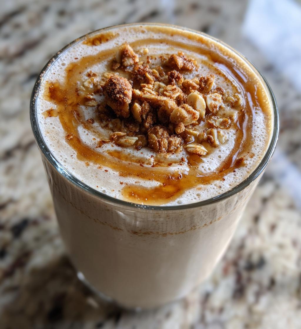 cinnamon roll breakfast smoothie - detail 1