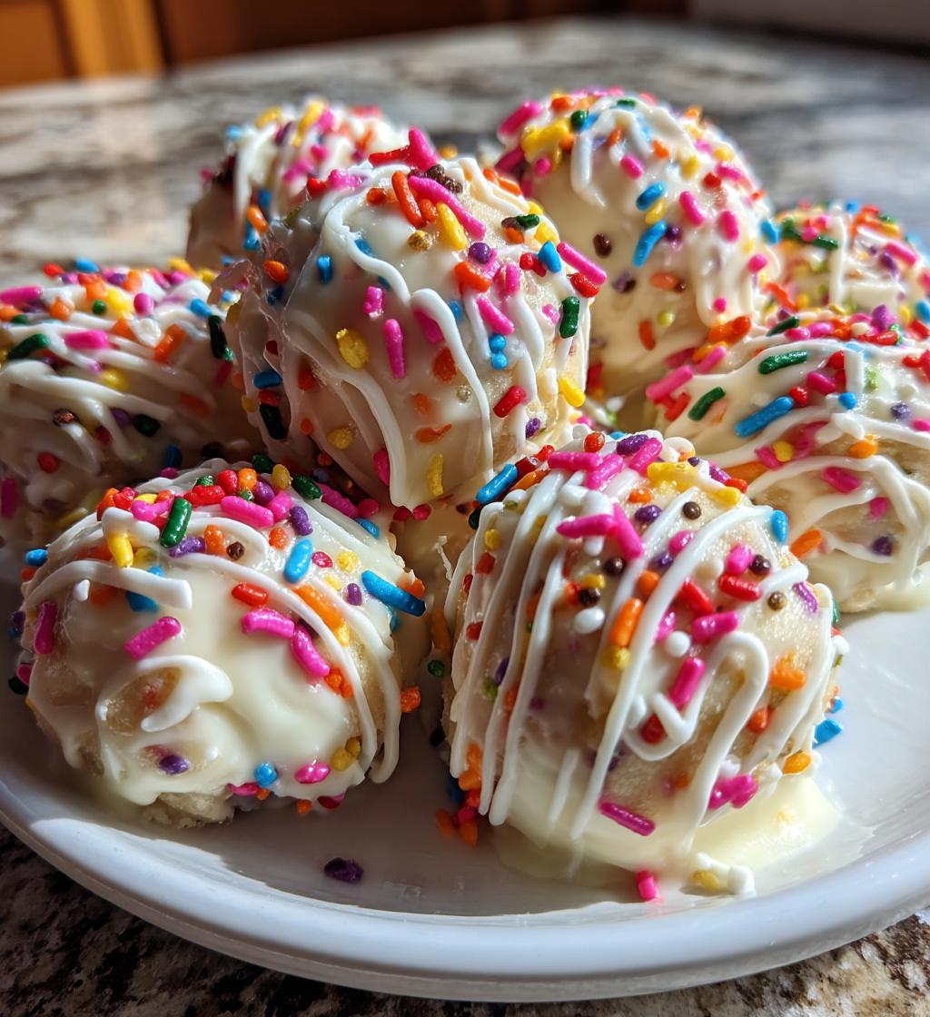 circus animal cookie balls - detail 1