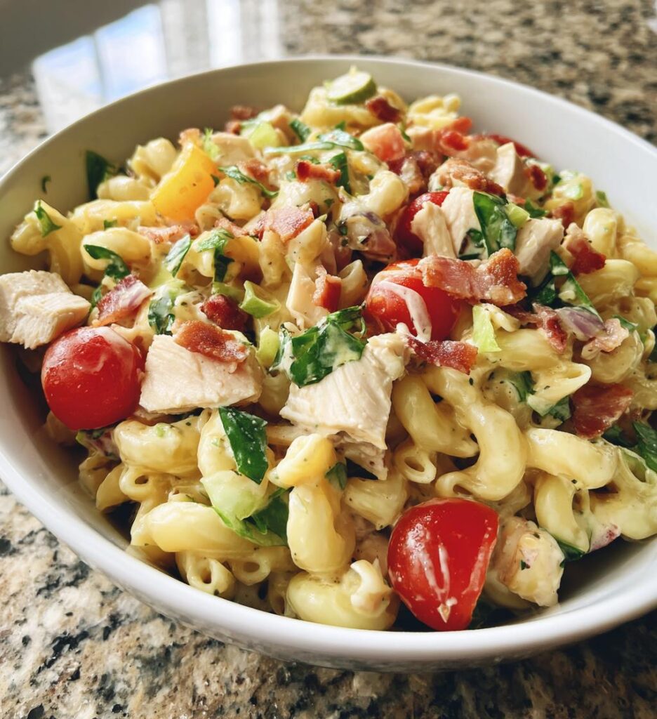 club sandwich pasta salad