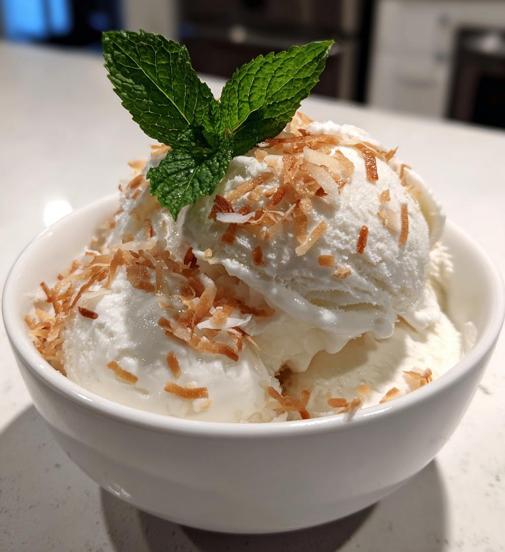 coconut milk ice cream