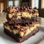 cookie dough brownies