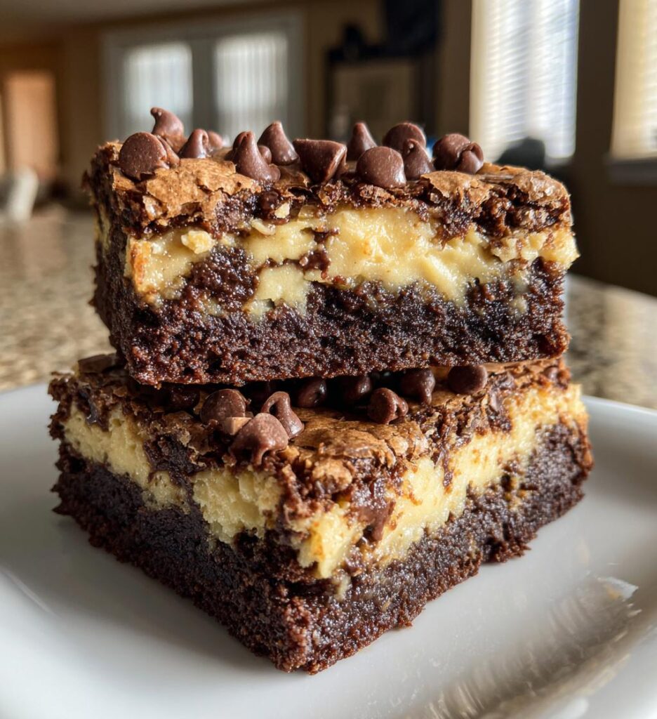 cookie dough brownies
