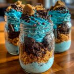 cookie monster cake jars