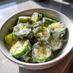 creamy cucumber salad recipe