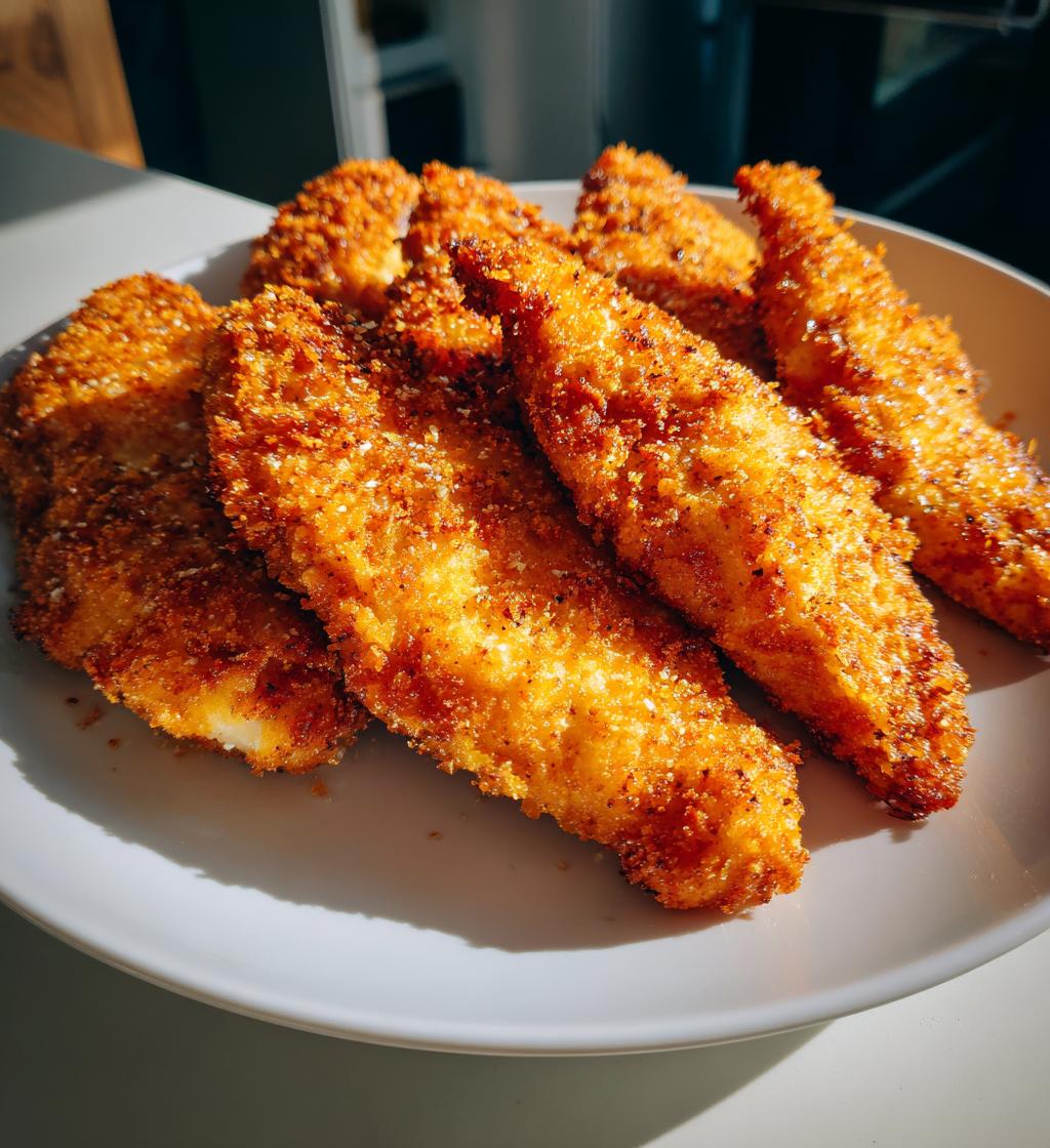crispy baked chicken tenders - detail 1