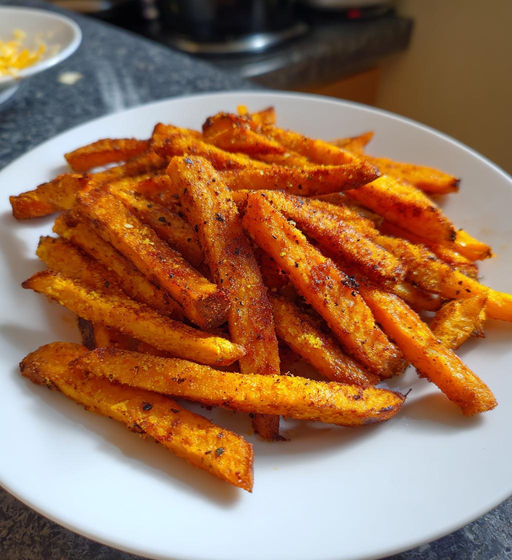 crispy oven baked sweet potato fries