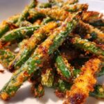 crispy parmesan air fryer green beans