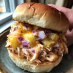 crock pot hawaiian chicken sandwiches