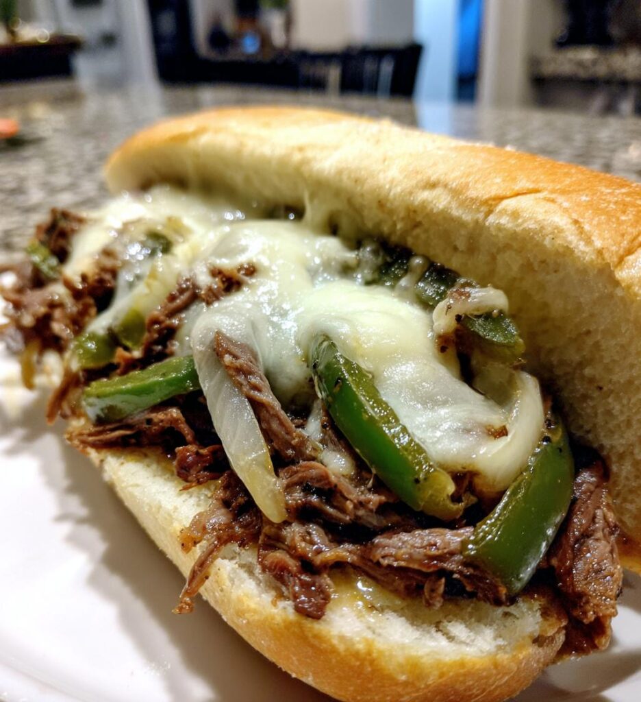 crockpot philly cheesesteak
