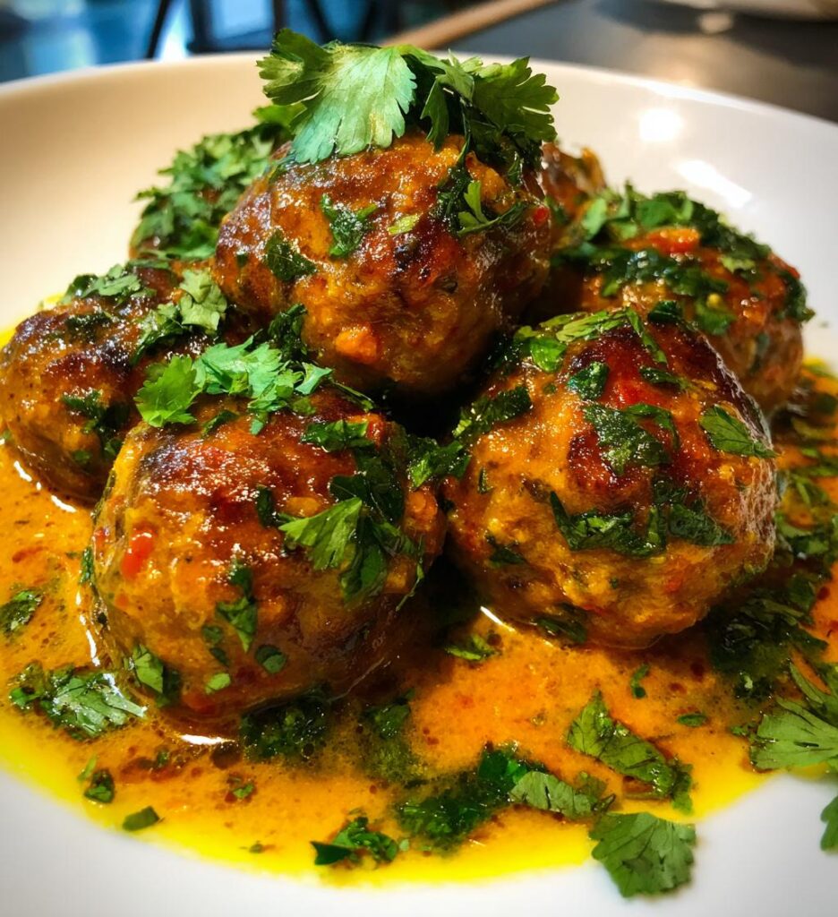 curry meatballs