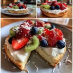 easter egg fruit pizzas