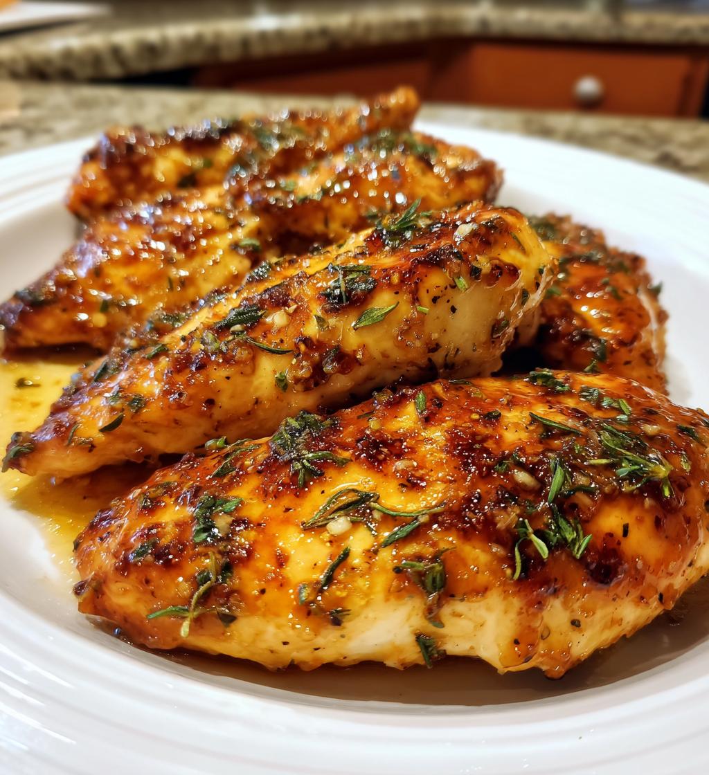 easy baked honey dijon chicken - detail 1