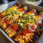 easy bean and cheese enchiladas