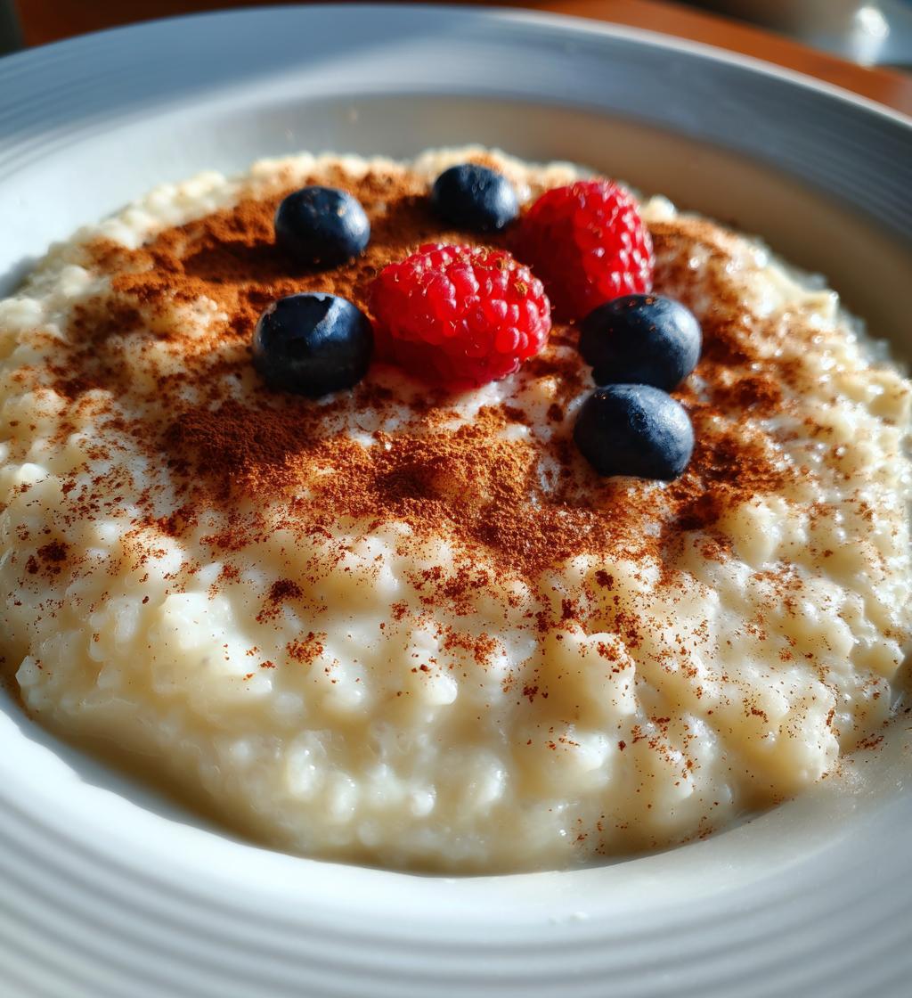 easy rice pudding - detail 1