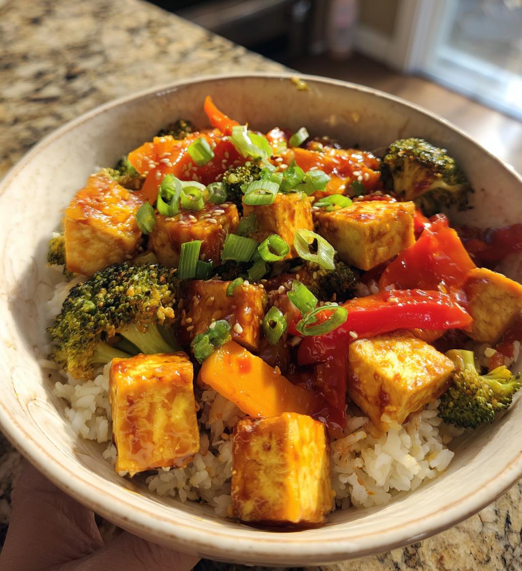 easy tofu stir fry with vegetables