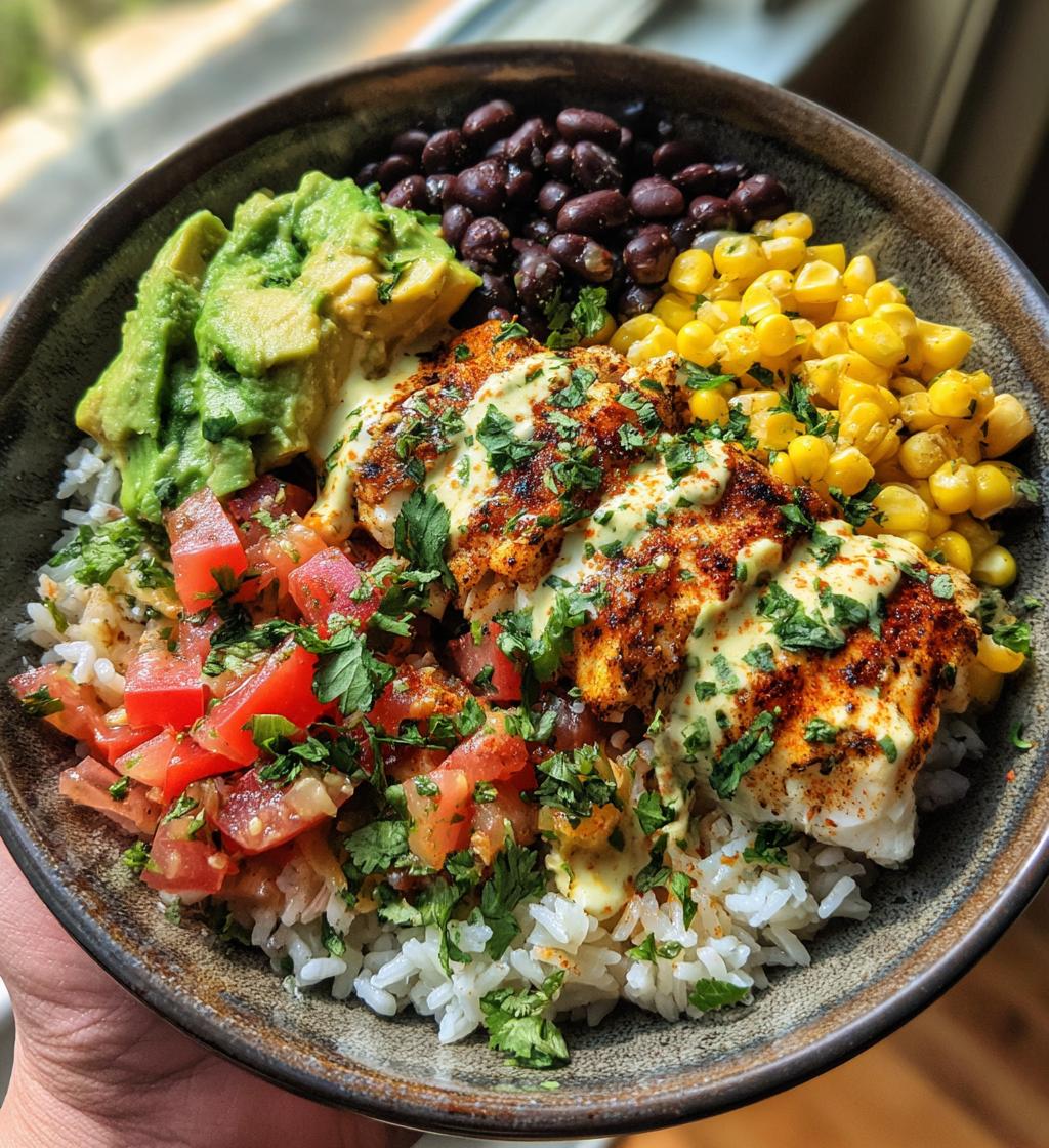 fish taco bowls - detail 1