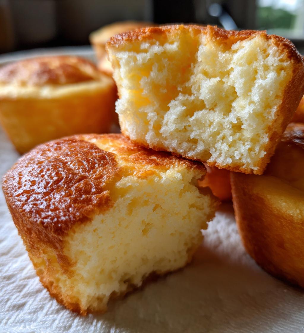 fluffy japanese cotton cheesecake cupcakes - detail 1